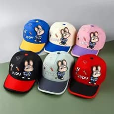 Novo estilo boné de pico infantil moda desenho animado bonito boné de beisebol meninos meninas guarda-sol chapéu proteto