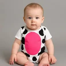 Body De Bebê Bezerro Menino / Body bebe Unisex / Vaquinha Bebê Temático Mêsversario
