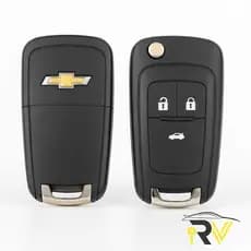 Carcaça Chave Canivete GM 3 Botões Onix Spin Cruze Cobalt Prisma Completo