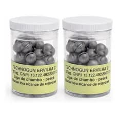 Chumbo Chumbada para Pesca Tipo Ervilha 25g Technogun – 2 Potes