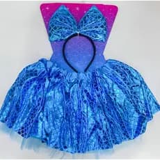 Kit 2 Peças Fantasia Infantil Carnaval Saia e Tiara  Interponte INFANTIL