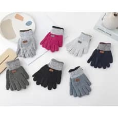 Luva Infantil 4 ao 5 anos Veludo Inverno Frio Aquece Termica JC76/ JW