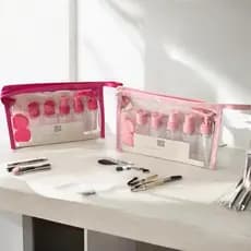 kit  Viagem 9 Peças em Plástico- Multiarte