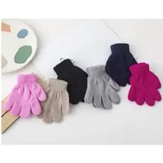 Luva kit 3 par para 4-8 ano ST-17 de frio infantil inverno macia