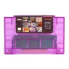 Cartucho Super Nintendo 110 Jogos Em 1 Bateria Aladdin Zelda