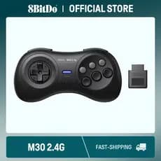 Controle 8BitDo M30 para Sega Genesis original e Sega Mega Drive