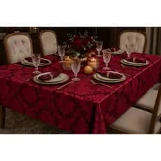 Toalha de mesa lisa 4 lugares