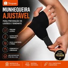 Munhequeira Para Tendinite Ortopédica Alívio Tendinite e Túnel do Carpo Premium Promoção