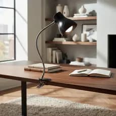 Luminária Abajur de Mesa Articulavel Decoração Quarto Sala Escritorio Estudo Luz Direcionada Bivolt