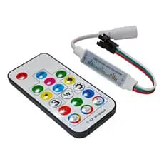 Controle Controladora Sp104e Ritmica Som Musical Ws2811 2812 Luz Rgb Tensão De Operação 5-12v