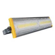 Refletor Duplo Projetor Led Linear 200w 6000k Borda Amarela