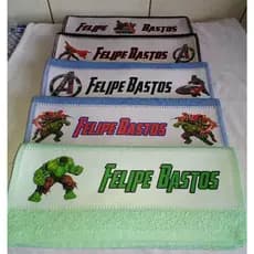 Toalhinhas De Mão Personalizada com nome Lavabinho 4 unidades