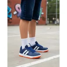 Tênis Casual Infantil Menino Dia A Dia Listras Nid Feet