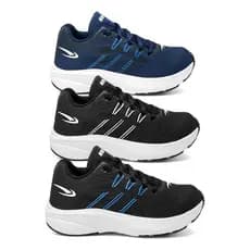 Kit 3 Pares De Tênis Infantil De Amarrar Menino Escolinha