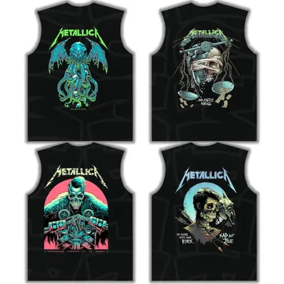 Camiseta regata machao oversized masculina banda de rock metalica  em algodao unissex Longline
