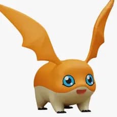 Patamon Digimon Figura Colecionavel