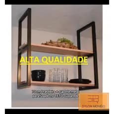 kit prateleira industrial TETO OU PAREDE- ALTA QUALIDADE- ENVIO RAPIDO