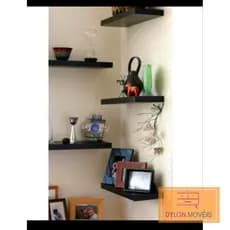 kit prateleiras retas 30/40/50 preta/ branca- ENVIO RAPIDO