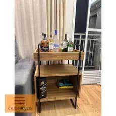 PRATELEIRAS, Bar -ZINHO Industrial com Bandeja MDF + FERRO