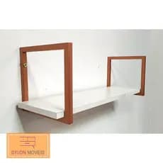 nicho ROSE GOLDE OU DOURADO estilo Industrial 20x20/ Para 1 prateleira