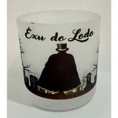 EXU DO LODO COPO DE EXU BEBIDAS E WHISKY 260ML VIDRO - UMBANDA QUIMBANDA CANDOMBLE CALUNGA