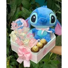 presente dia das mães,dia dos namorados,cesta d chocolate Sticht,rosas eternas Ferrero Rocher,caixa de chocolate Sticht