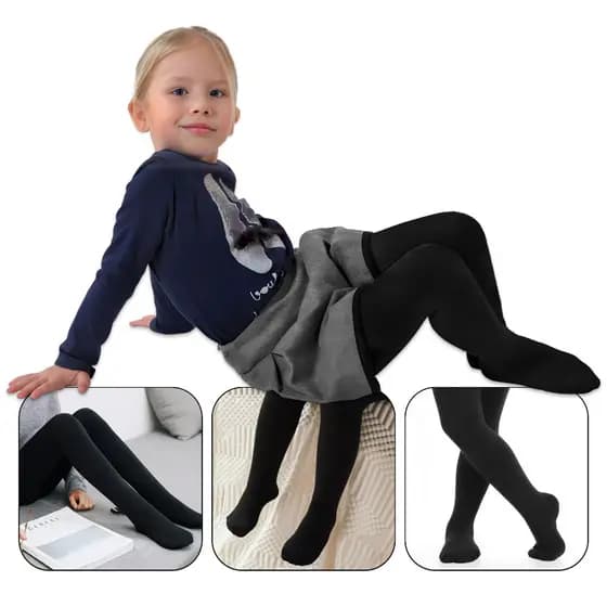Meia Calça Infantil Térmica Flanelada Unisex Com Pé