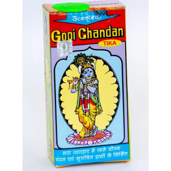 Tilak Indiano Gopi Chandan Tika Tilaka 100% Puro