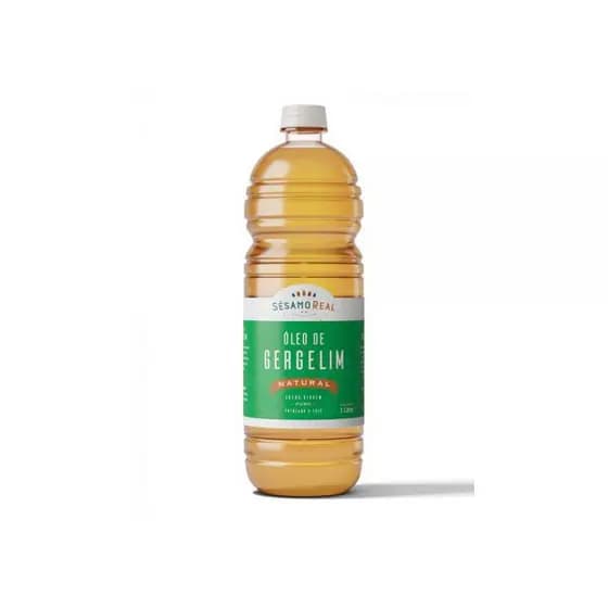 Óleo de Gergelim Natural Extra Virgem Prensado a Frio Sésamo Real 1L