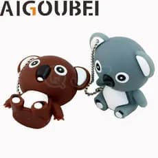 Unidade Flash USB Personalizada USB2.0 Silicone Pen Drive Coala 1GB 2GB 4GB 8GB 16GB 32GB 64GB 128GB 2TB