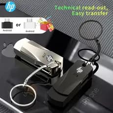 COD HP USB Flash Drive 2 Tb De Metal À Prova D'água Flashdrive Pen Para notebook/PC/TV/Carro/Telefone