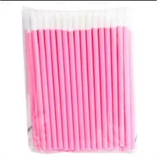 Kit 2 C/ 50 Pincel Aplicador De Gloss Lash Extensão Cílios