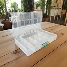Kit Caixa Box com 11 Divisorias Porta Joias Pregos Ferramentas Chaves Organizadora