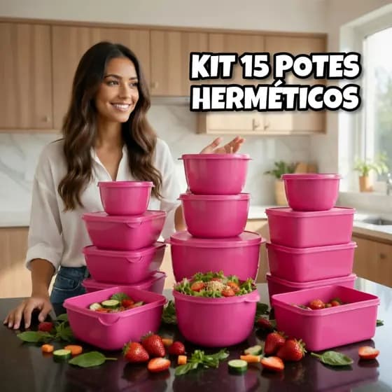 Jogo de Potes Marmitas Hermeticos Marmita BPA FREE Marmitas