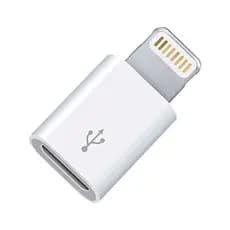 Adaptador compatível iphone Micro Usb Para Lightning Carregar