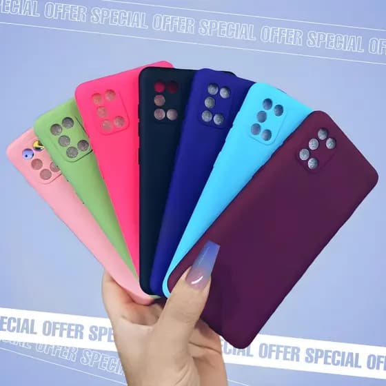 Capa capinha case aveluadada para celular samsung A31