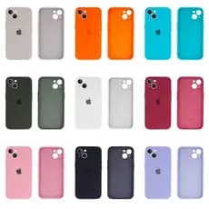 KIT 2 Capinha Iphone 13 Cobertura Completa De Alta Qualidade Capa De Couro Perucas Silicone Anti-Queda Invólucro