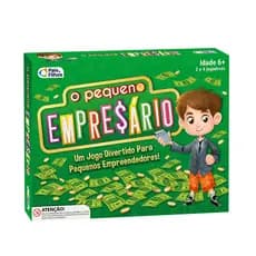Jogo de Tabuleiro o Pequeno Empresario Parecido com Banco Imobiliario - Pais e Filhos