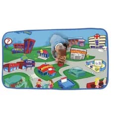Tapete Infantil Didático Cidade 86 x 1,30 cm Saldão