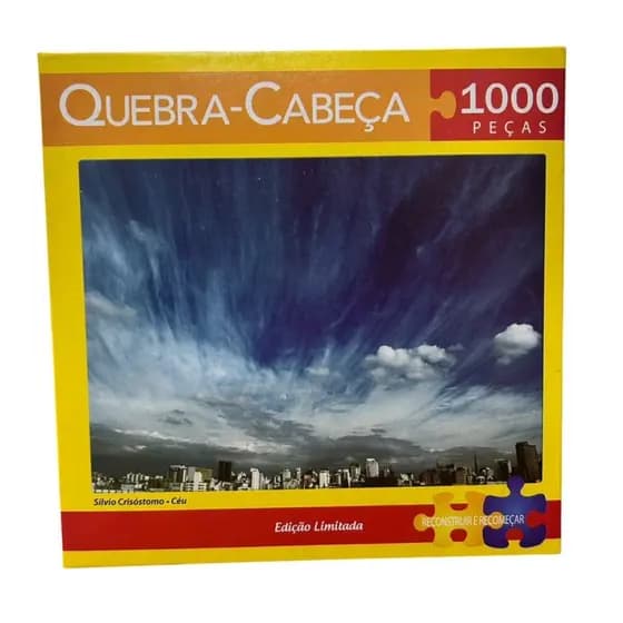Quebra-Cabeça 1000 Peças Céu Silvio Crisóstomo
