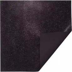 EVA Glitter 40 x 48 cm - Pacote com 5 Peças Preto