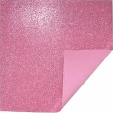 EVA Glitter 40 x 48 cm - Pacote com 5 Peças Rosa