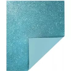 EVA Glitter 40 x 48 cm - Pacote com 5 Peças Verde Piscina
