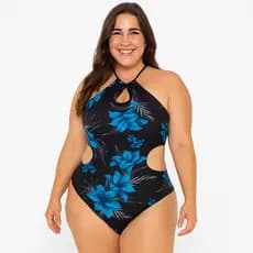 Maiô Feminino Engana Mamãe Estampado com Bojo e Forro - Maio feminino Praia
