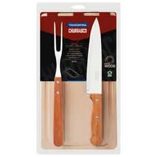 Kit Churrasco Tramontina Polywood – Conjunto 3 Peças Essenciais
