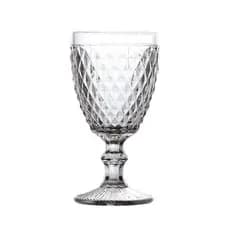 Taça de Vidro Transparente 230ml Bico de Jaca /Diamond / Bico de Abacaxi – Taça para Vinho e Água