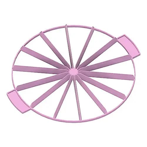 Marcador De 14 Fatias De Bolos E Tortas 25 Cm Plástico 14