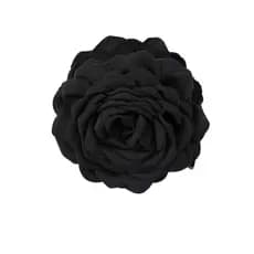 Piranha De Cabelo Com Flor Tecido Presilha Elegante
