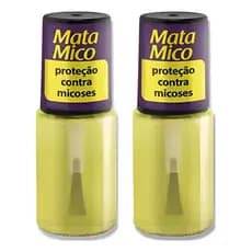 Kit 2 Esmaltes Cora Tratamento Mata Mico Óleo Melaleuca Transparente