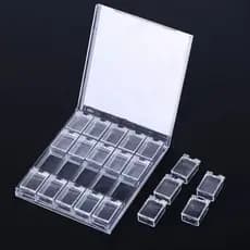 Organizador Acrílico com 20 Compartimentos independentes para Glitters e Joias